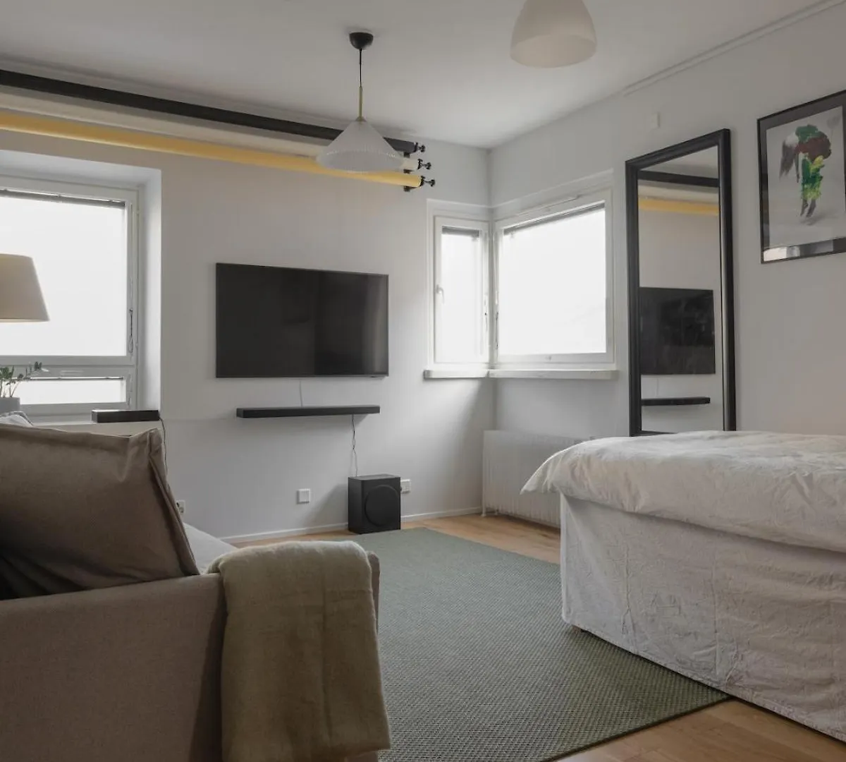 A Studio Apartment With Workspace Helsinki